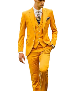 Men's Slim Fit Custom Business Suits 3 Pieces Set