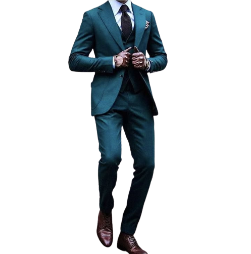 Men's Suits Formal Blazers Suits Slim Fit Tuxedos (Blazer+Trousers)